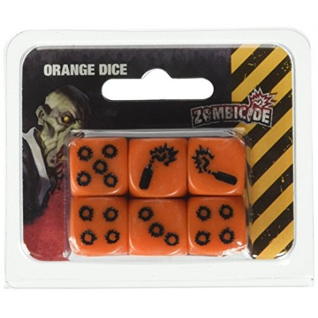  Zombicide : Set de Dés orange