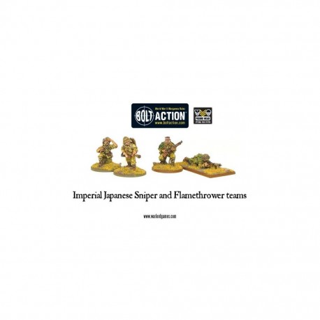 Bolt action - Imperial japanese sniper & flamethrower teams