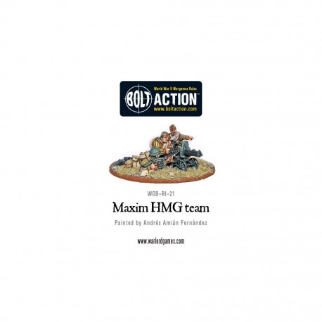Bolt action - soviet maxim HMG crew