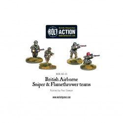 Bolt action -British airborne flamethrower and sniper teams