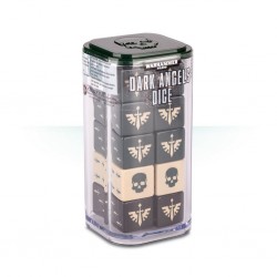 40K V8 - dark angels dice set 
