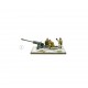 Bolt action - soviet ZIS-3 divisional gun ( winter )