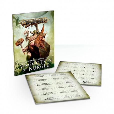 Maggotkin of Nurgle Warscroll cards