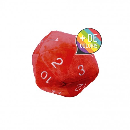 Plush D20 Jumbo Red