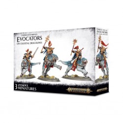 Stormcast eternals - evocators on celestial dracolines 