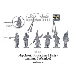 Black Powder - Waterloo (NapolEonic) British Line Infantry Command