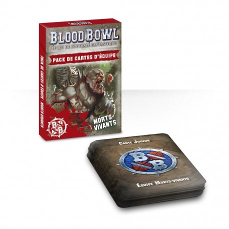 Blood Bowl - cartes d' équipes - Morts Vivants 