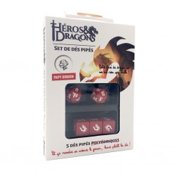 Heros & dragons - set de des pipes