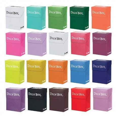 6 x Ultra Pro Deck Boxes Various Colours For Trading Card Game Storage