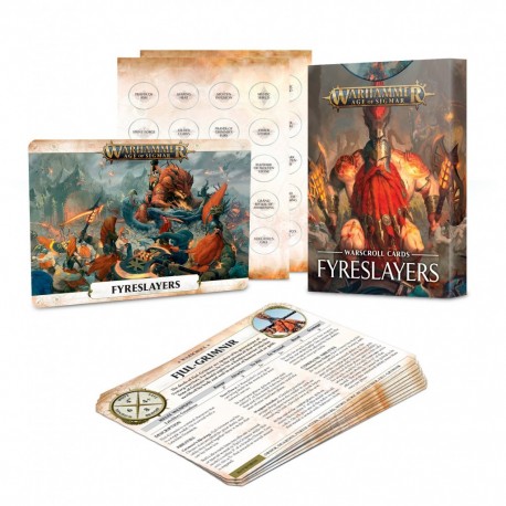 Fyreslayers - warscrolls cards