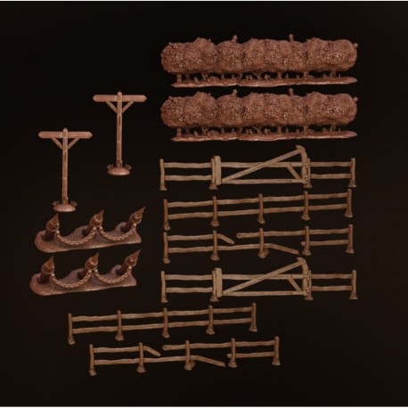 TerrainCrate - fences & hedgerows