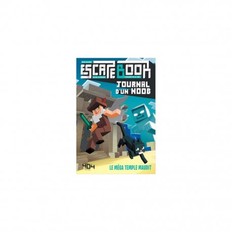Escape book jr - journal d un noob - le mega temple maudit