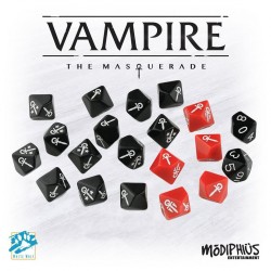 Vampire the masquerade dice set (20 custom)