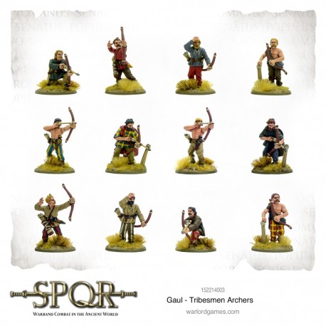 SPQR - gaul - tribesmen archers