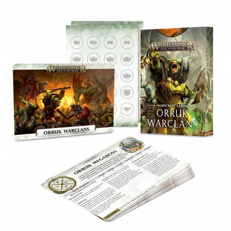 Orruk warclans - warscroll cards