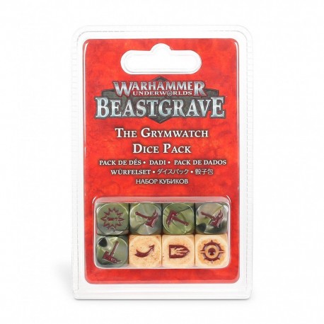 Warhammer underworlds - beastgrave - the grymwatch dice pack