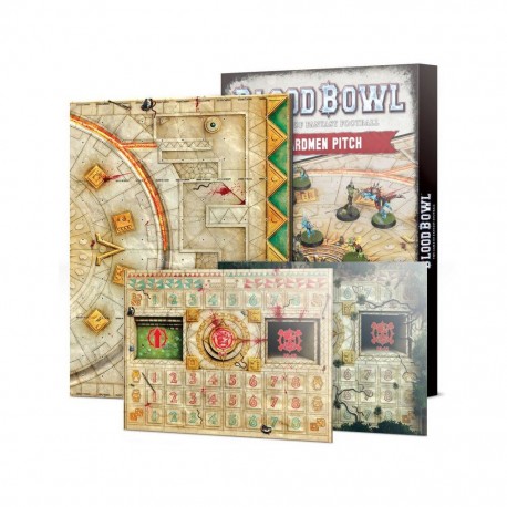 Blood bowl old - lizardmen pitch