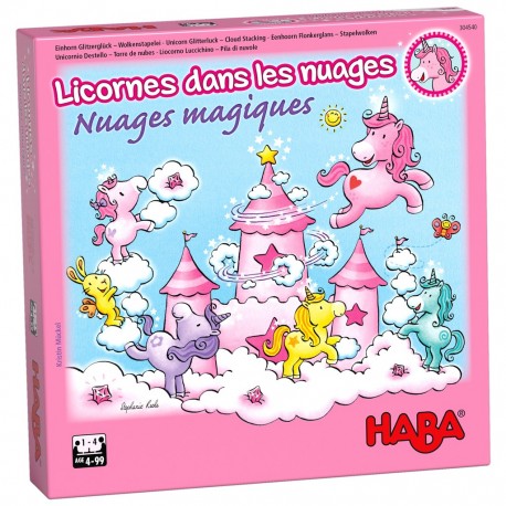 Licornes dans les nuages - nuages magiques 