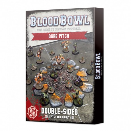 Blood bowl old - ogre pitch and dugout