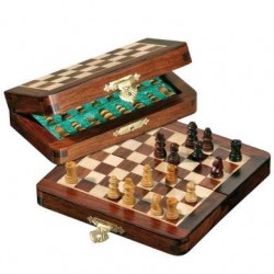 Echecs - coffret patine magnetique - 25 cm