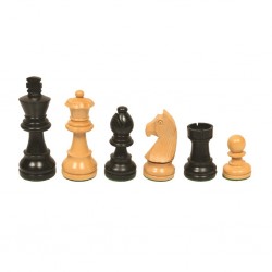 Pieces echecs staunton buis / ebonise n° 3
