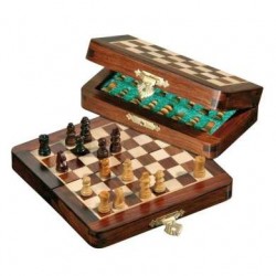 Echecs - coffret patine magnetique - 30 cm