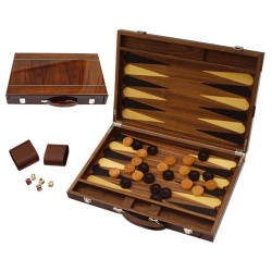 Backgammon - bois marquete luxe - 46 cm