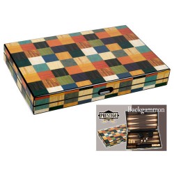 Backgammon- marquete arlequin 38 cm