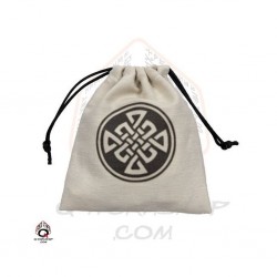 QW - dice bag celtic beige & black