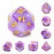 Kit de 7 des - JD - purple jade