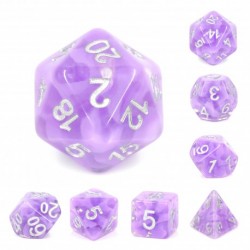 Kit de 7 des - JD - purple haze
