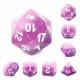 Kit de 7 des - JD - purple gradients