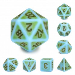 Kit de 7 des - JD - mini moss
