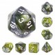 Kit de 7 des - JD - green flow