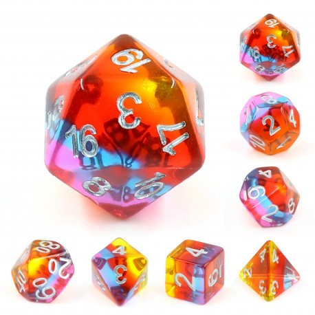 Kit de 7 des - JD - golden time