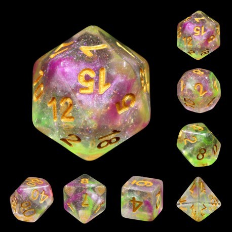 Kit de 7 des - JD - dragon's breath