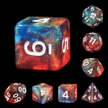 Kit de 7 des - JD - dragon scale