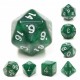 Kit de 7 des - JD - dark forest - silver front