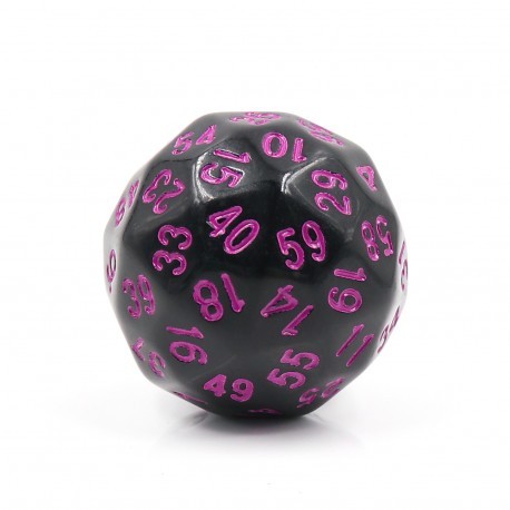 De a 60 faces - JD - black opaque/purple