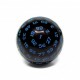 De a 100 faces - JD - black opaque/blue ink