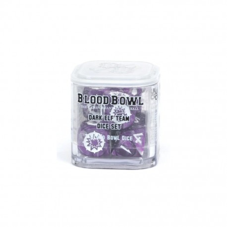 Blood bowl old - dark elf team dice set