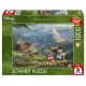 Puzzle - disney - mickey and minnie in the alps - 1000 pieces