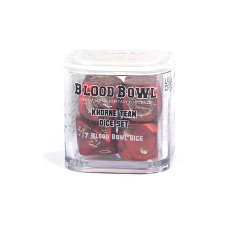 Blood bowl old - khorne team dice
