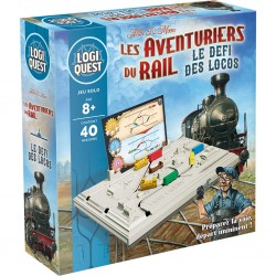 Logiquest - aventuriers du rail - le defi des locos