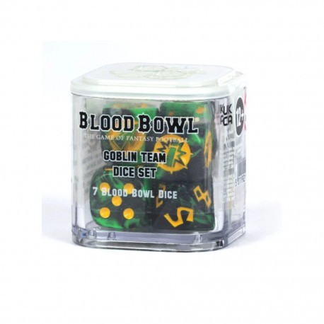 Blood bowl - goblin team - dice set