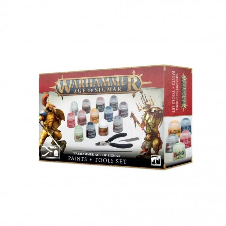 Age of sigmar old - Paints + tools set