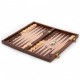 Backgammon - bois 38 cm facon loupe d' orme pliable