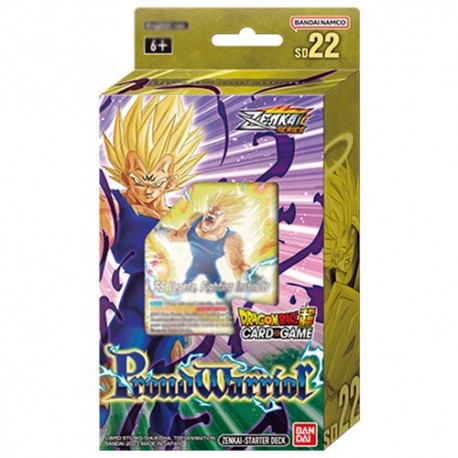 Dragon ball super JCC - SD22 - proud warrior - zenkai-starter deck