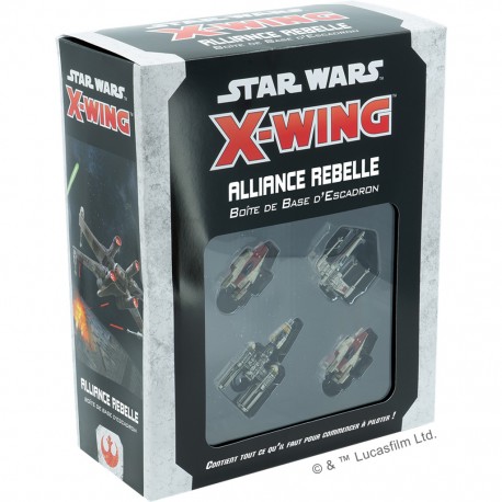 Star wars x-wing 2.0 - aliance rebelle - boite de base d'escadron