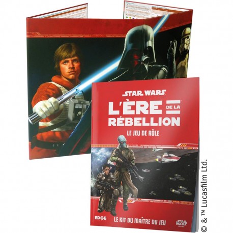 Star wars jdr - l' ere de la rebellion - le kit du maitre du jeu
